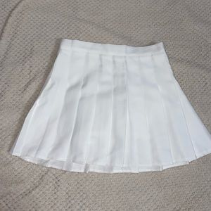 White skirt